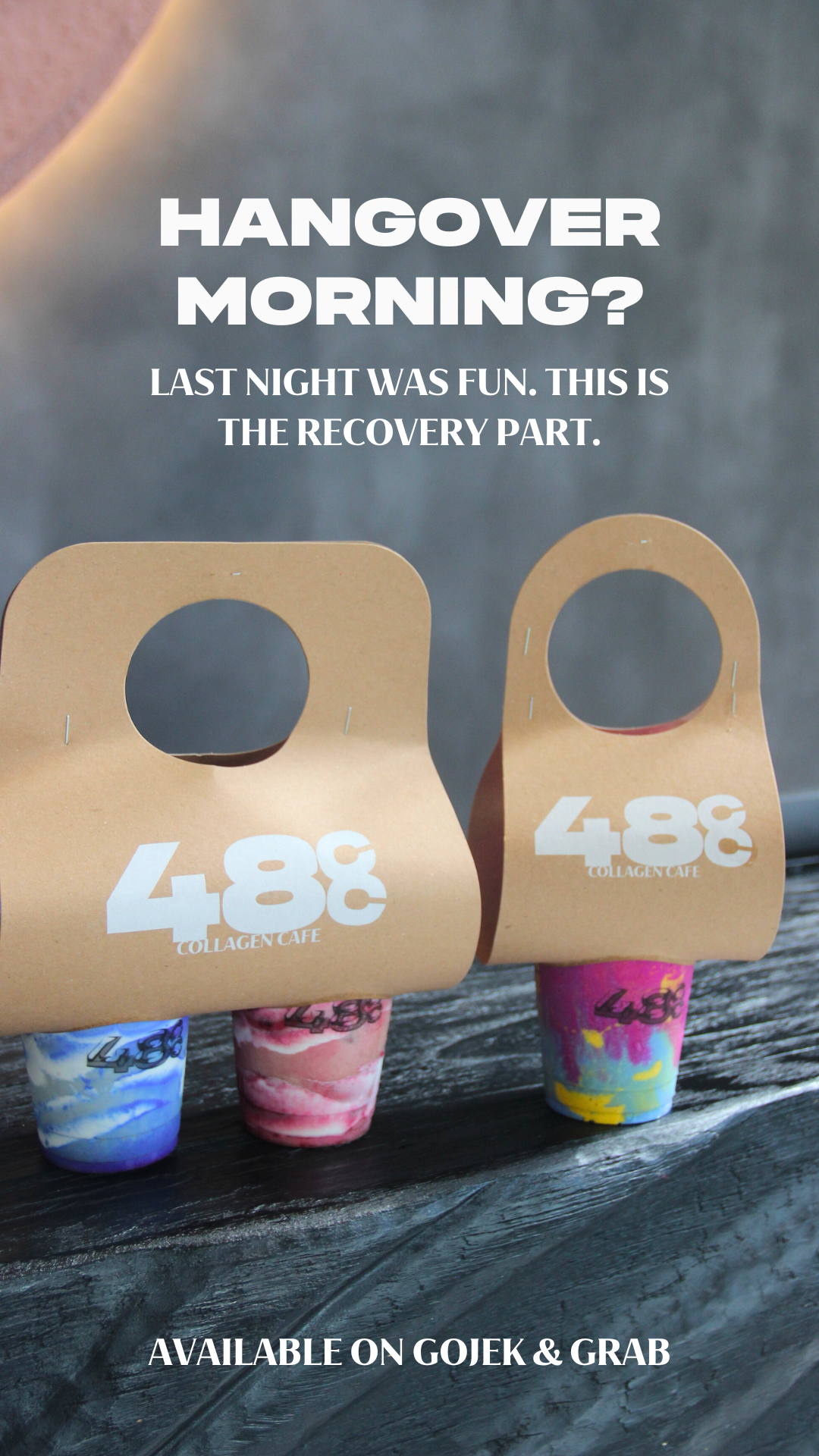 48 Collagen Café Bali Facebook ad: From recovery mornings to feel-good afternoons, 48 Collagen…
