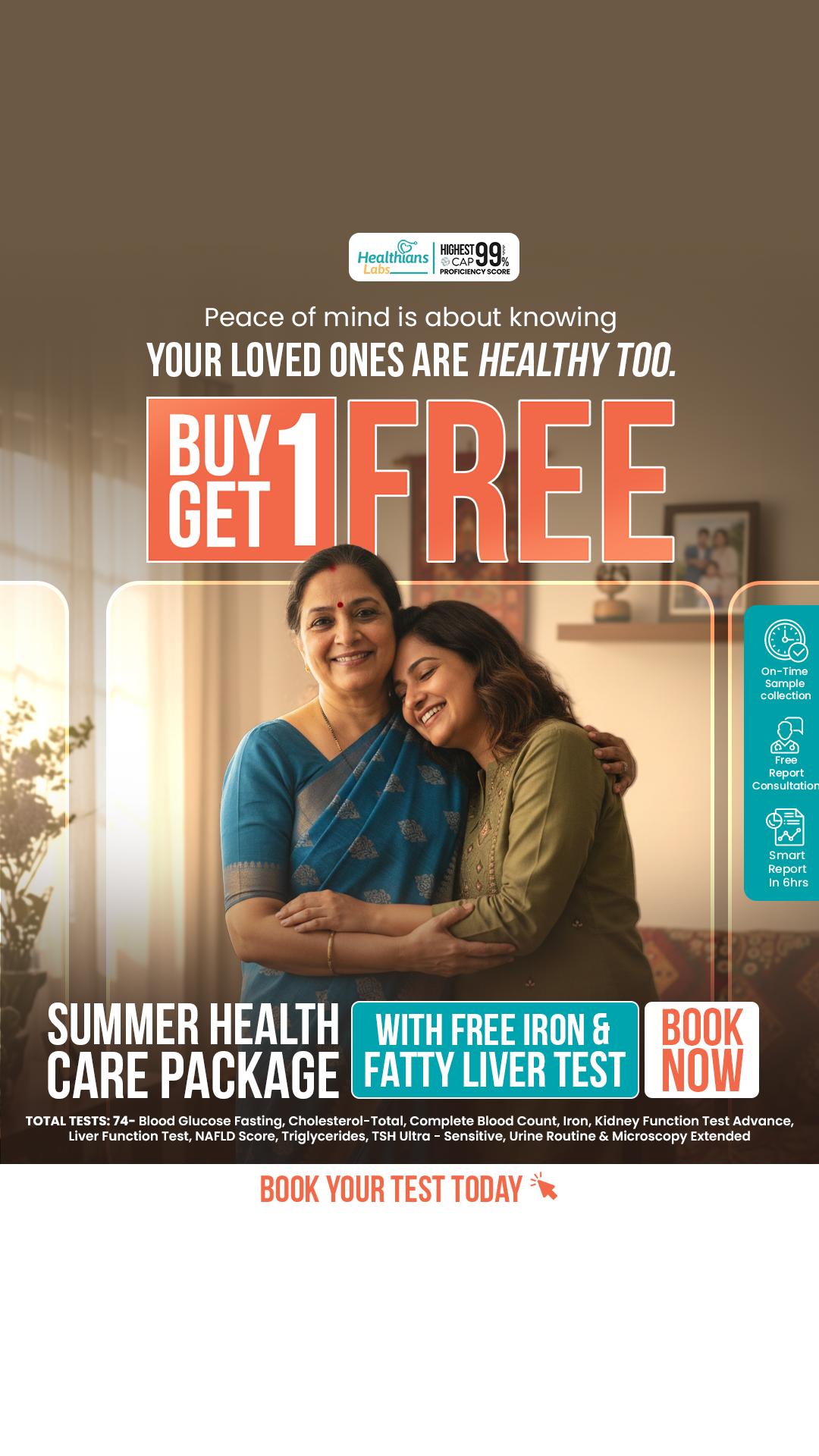 Healthians Facebook ad