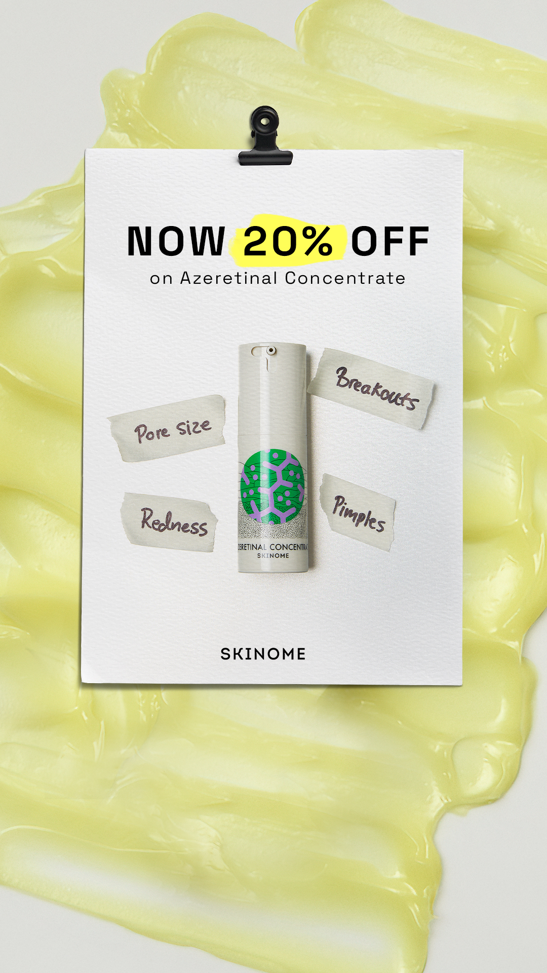 Skinome Facebook ad