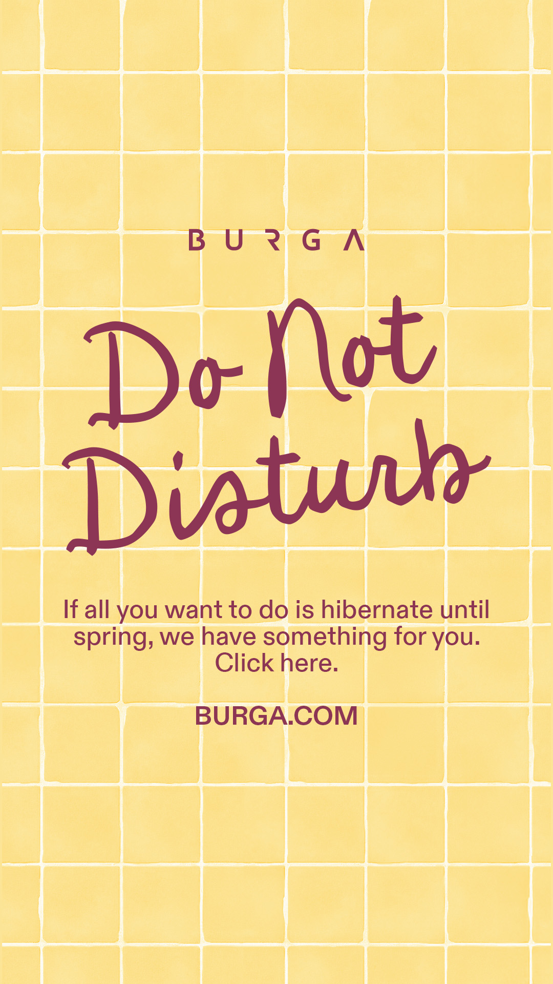 BURGA Facebook ad