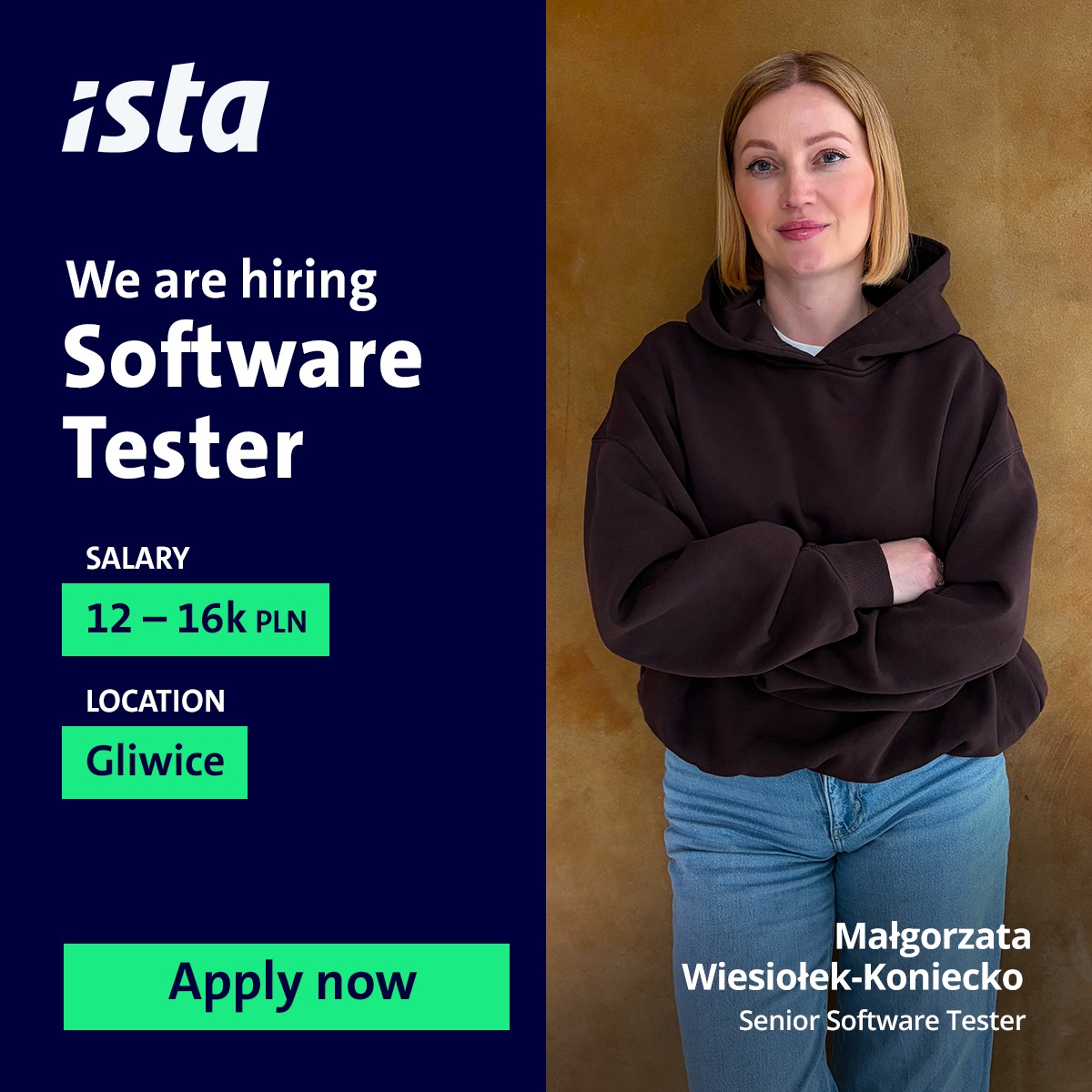 ista Technologies Poland Facebook ad: At ista Technologies Poland, we don’t just test…