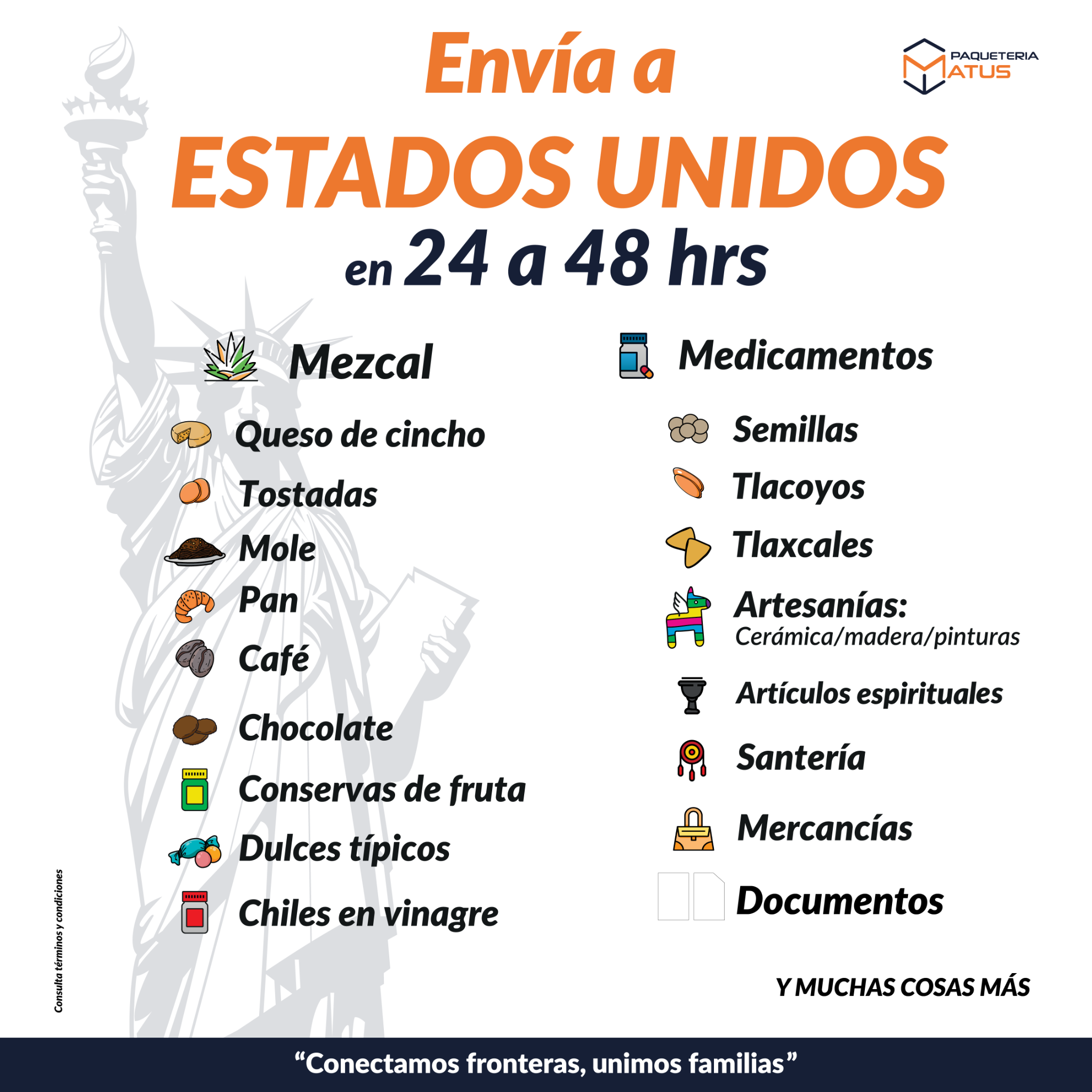 Paquetería Matus Facebook ad: Activa un descuento