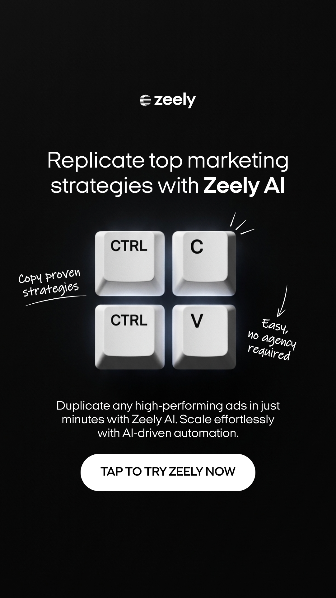 Zeely Facebook ad
