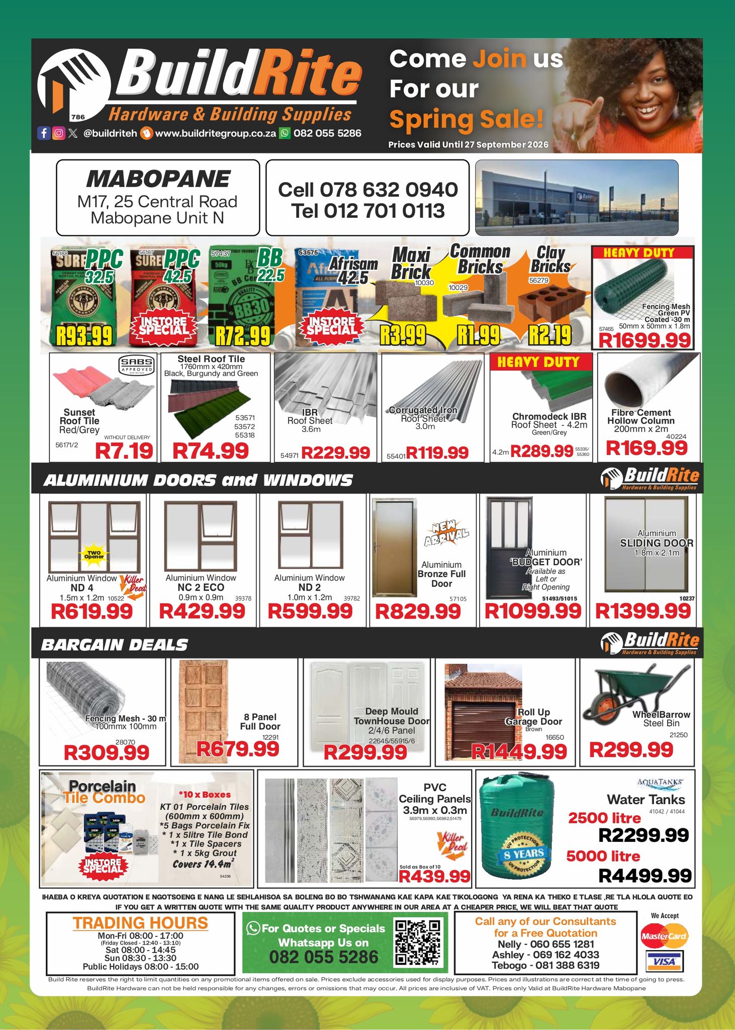 Build Rite Hardware Facebook ad