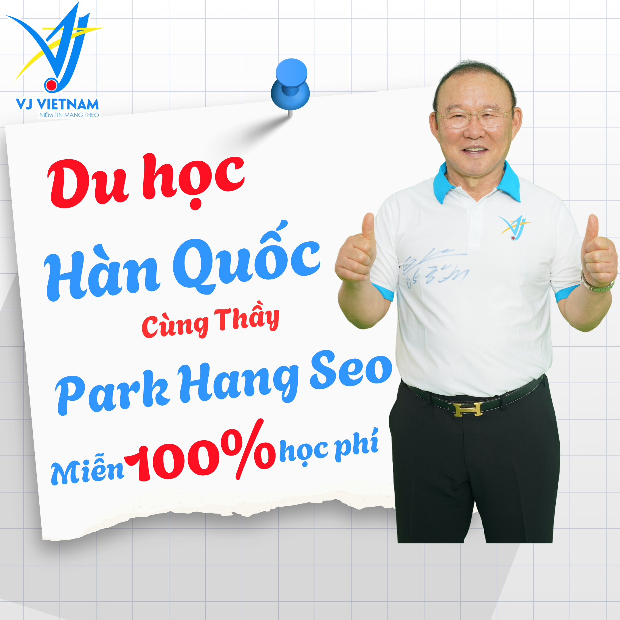 VJ Việt Nam - Tư vấn du học Hàn Quốc Facebook ad: Tư vấn ngay!