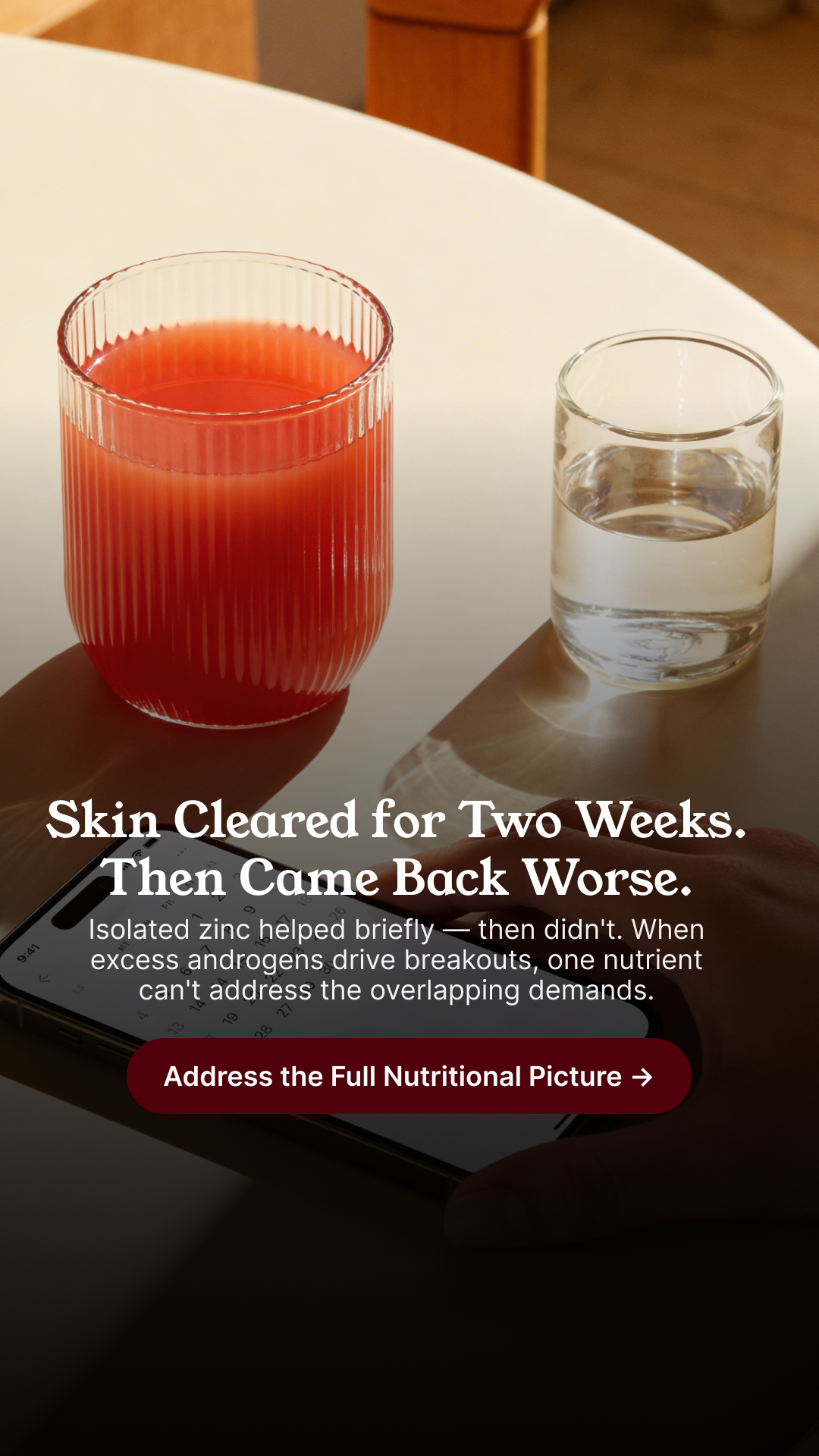 IM8 Health Facebook ad