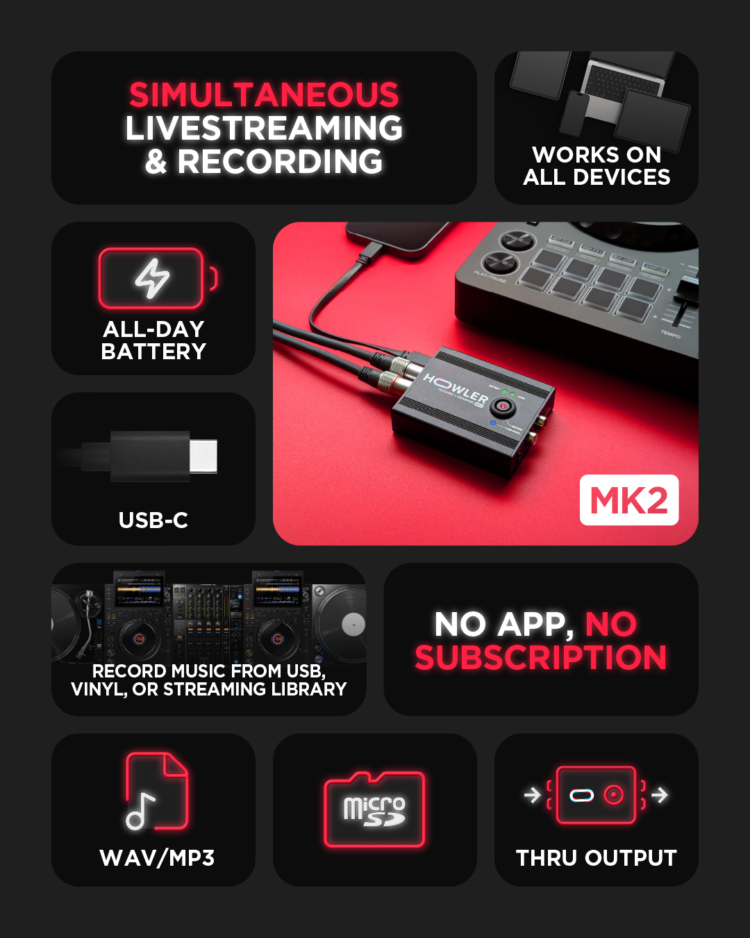 Howler Audio Facebook ad