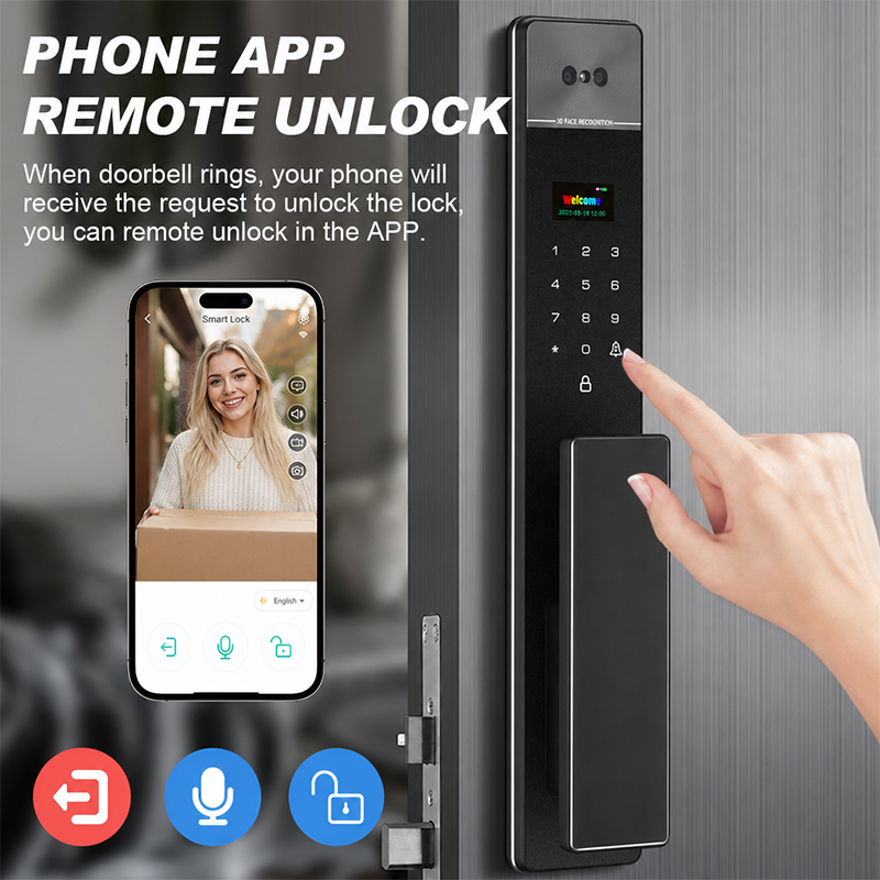 Zhengzhou Ruixiang Intelligent Technology Co., Ltd. Facebook ad: China factory full‑automatic smart lock with video doorbell…
