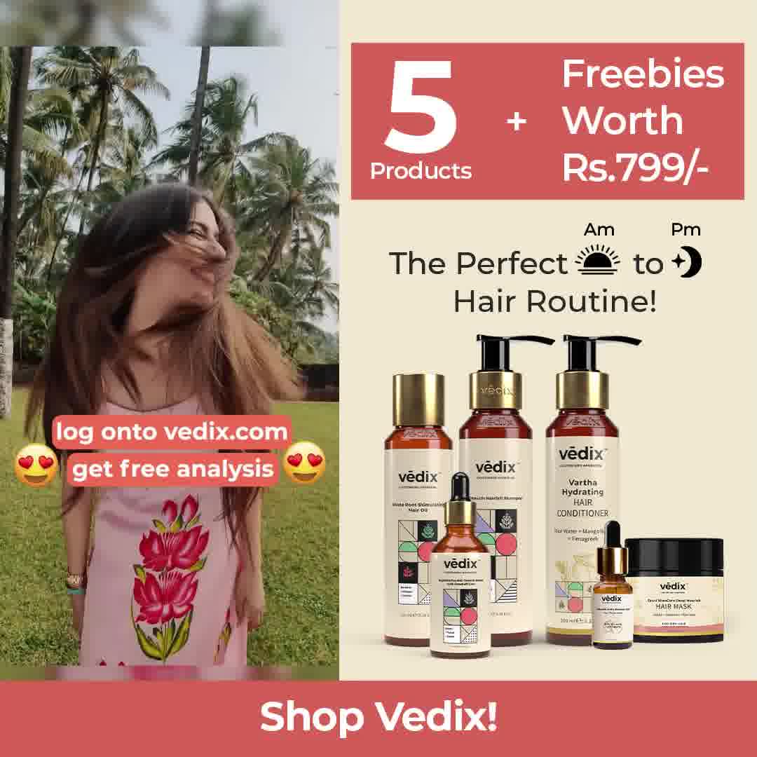 Vedix - Way Of Life Facebook ad: World’s No.1 Customised Ayurvedic Hair Care- Shop Vedix Now!