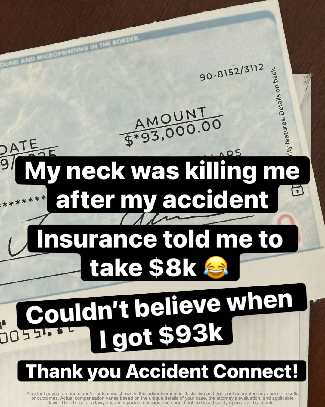 Accident Connect Facebook ad