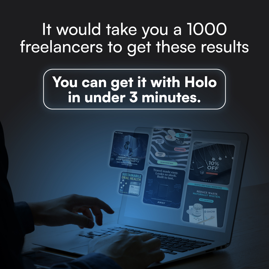 Holo Facebook ad