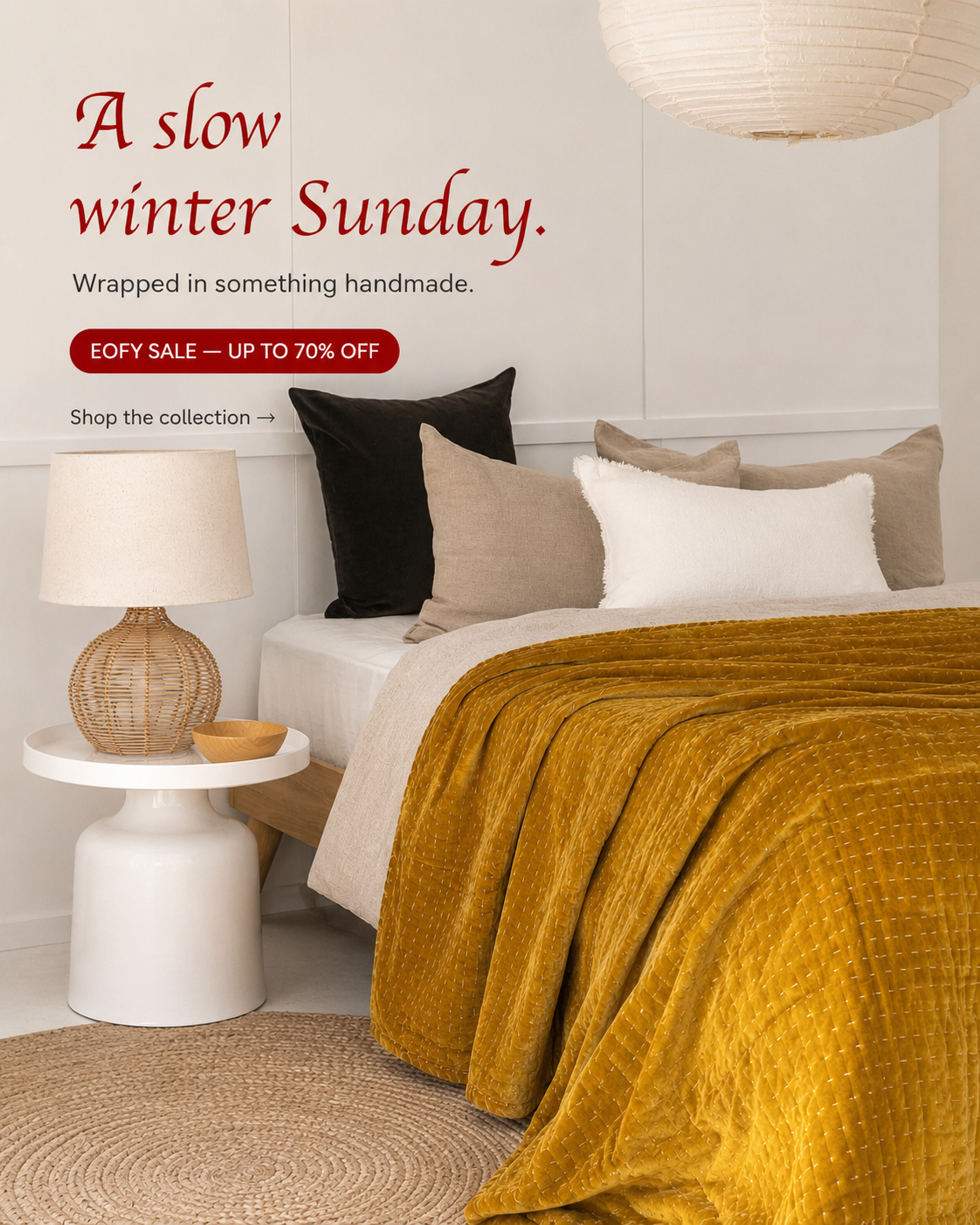 Linen Connections Facebook ad