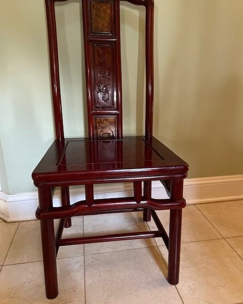 Faith Yufan Facebook ad: Rosewood Oriental Side Chair