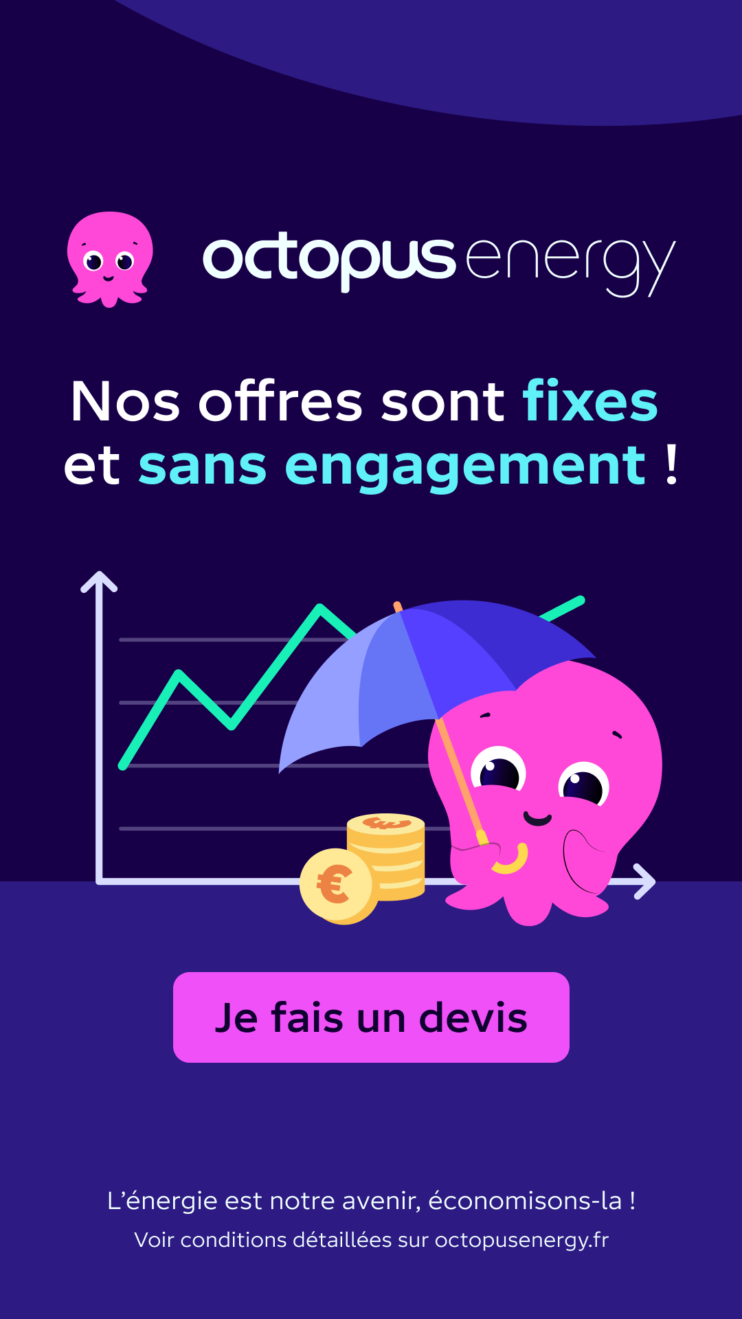Octopus Energy Facebook ad
