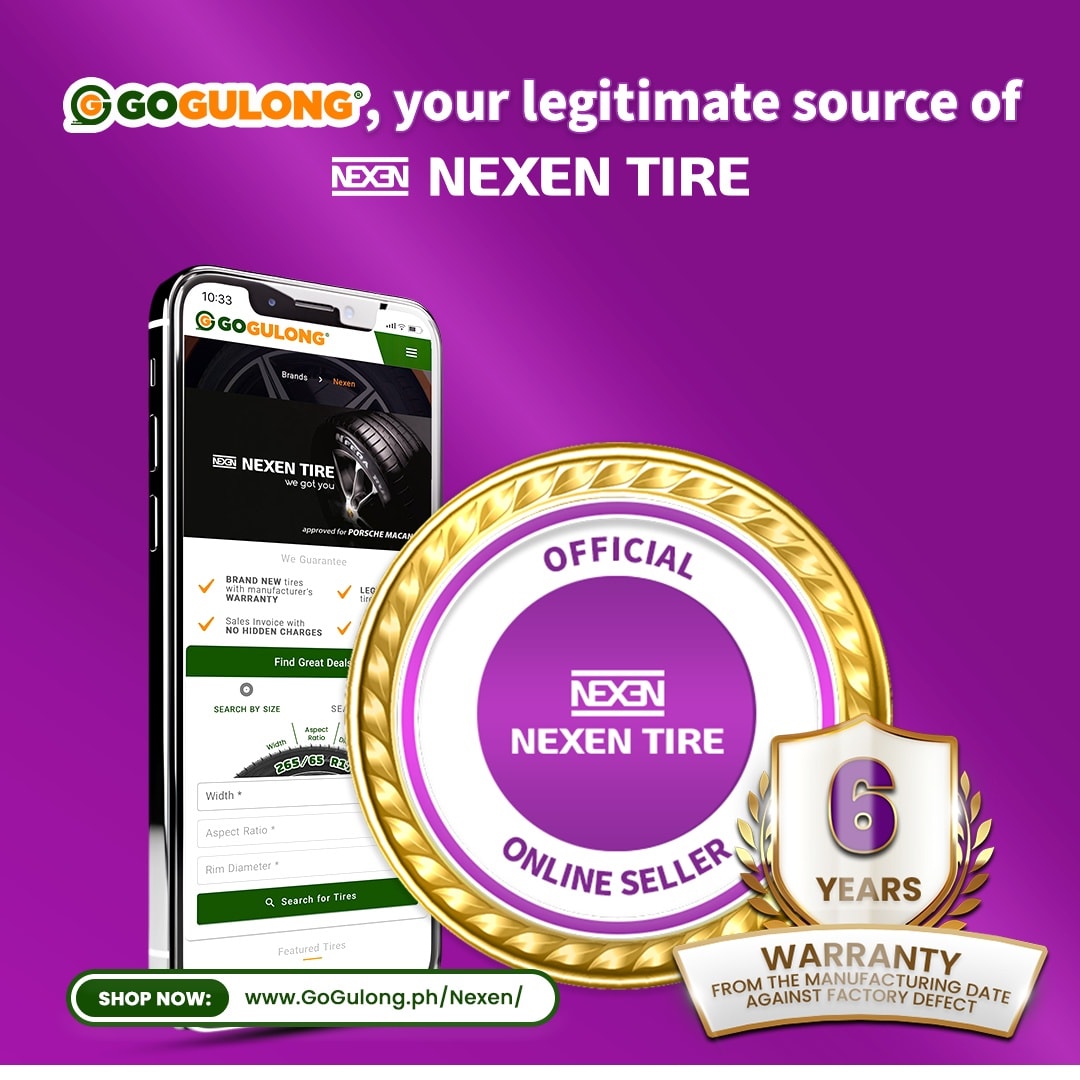 Nexen Tire Philippines Facebook ad: Philippines' #1 Online Tire Marketplace | GoGulong