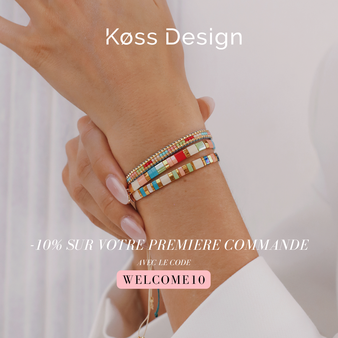 Koss Design Facebook ad: -10% sur votre première commande