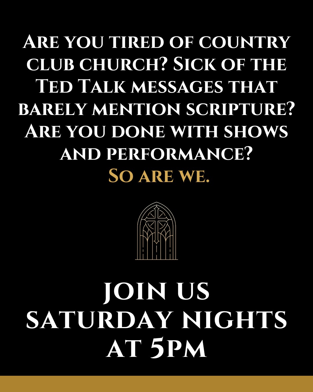 Highpoint Church Facebook ad: At Highpoint Church, we're devoted to biblical teaching…