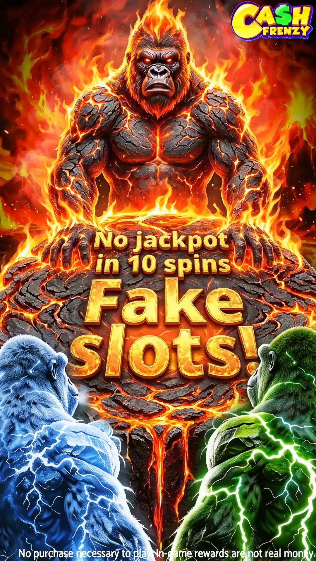 Cash Frenzy Facebook ad: Get 3,000,000 Free Coins in this unbelievable Slots Game