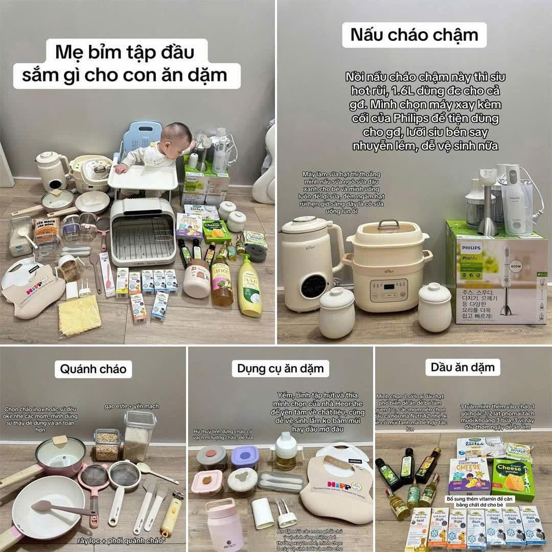 Góc Review Nhà Hảo Facebook ad: LẦN ĐẦU CHO BÉ ĂN DẶM, MẸ CHUẨN…
