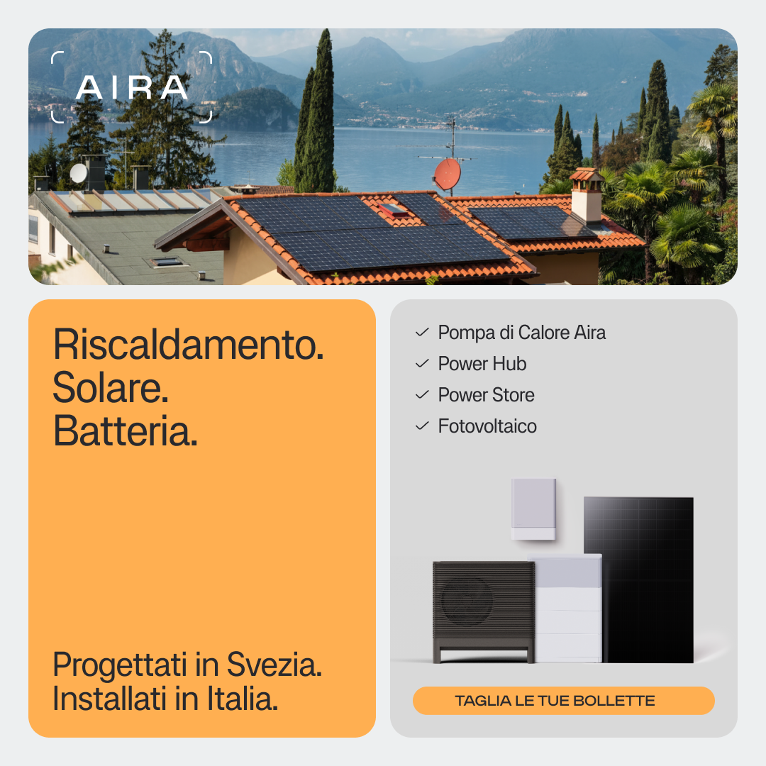 Aira Italia Facebook ad: Risparmia fino al 90% in bolletta