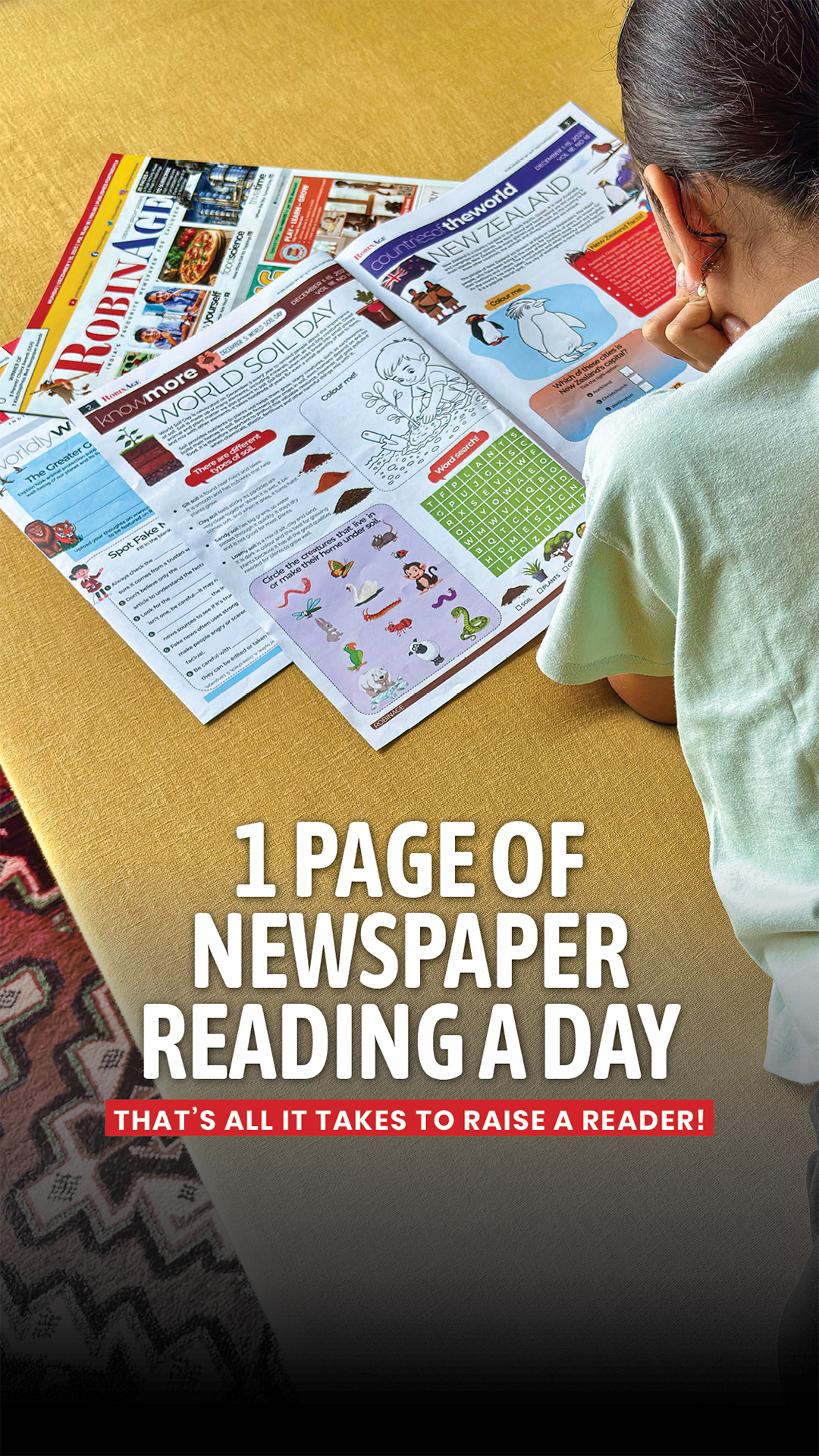RobinAge: India's Favourite Newspaper for Children Facebook ad