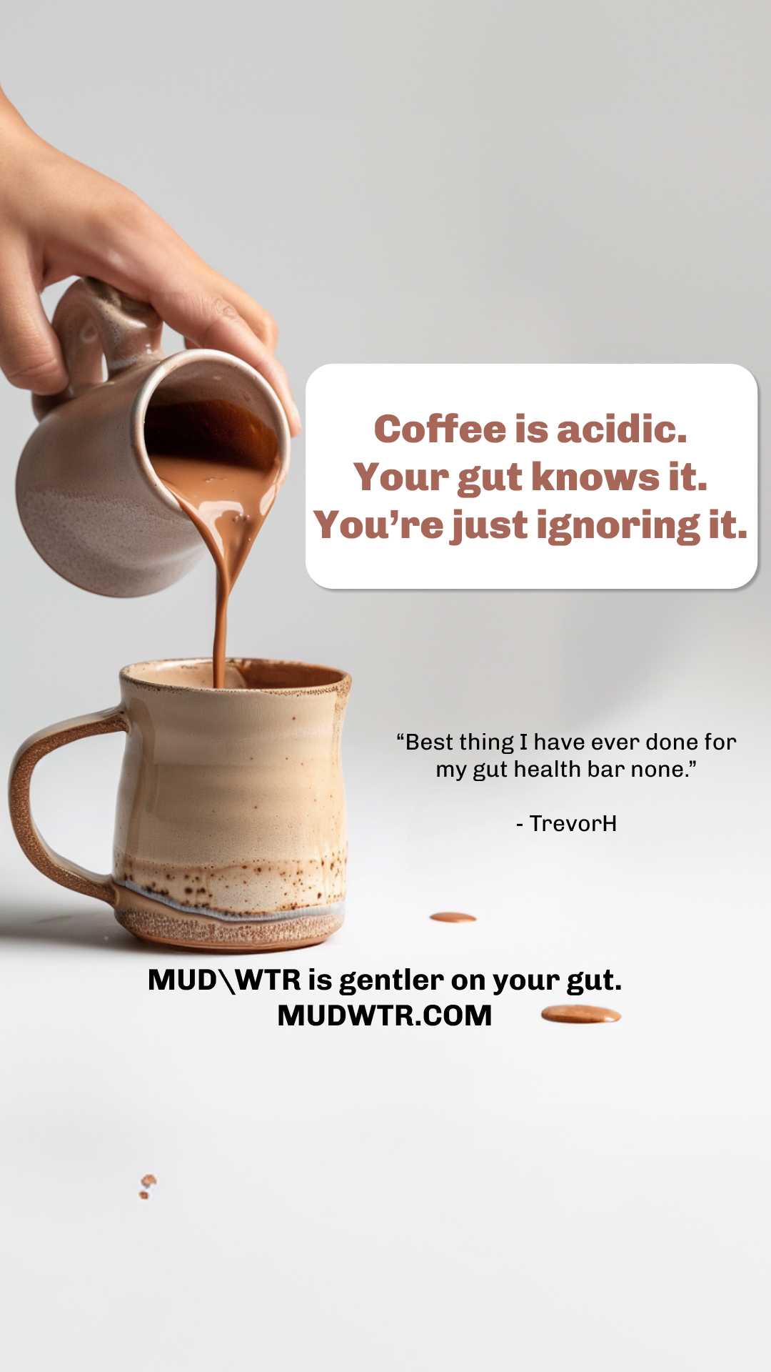 MUD\WTR Facebook ad