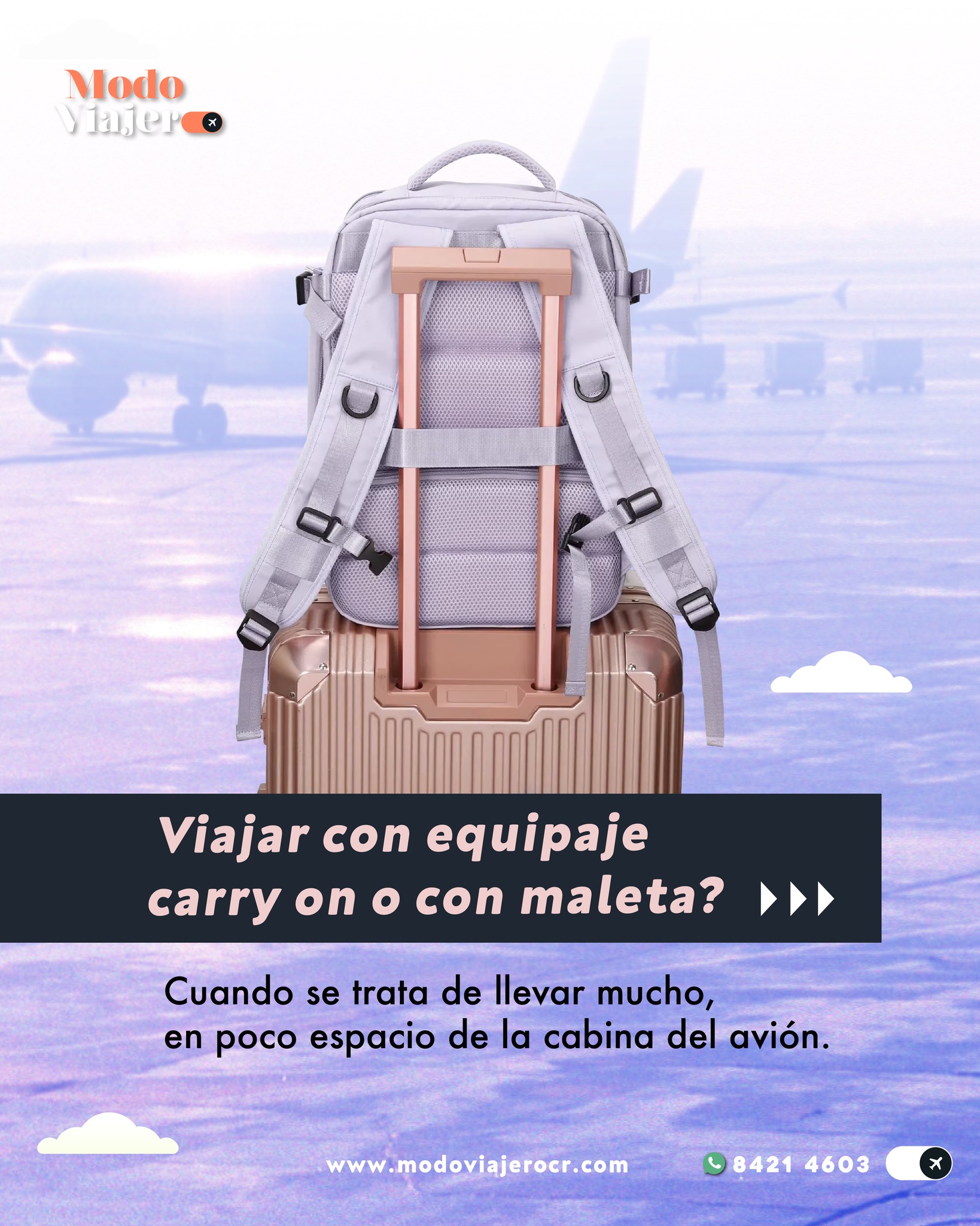 Modo Viajero Facebook ad: ¿Listx para tu próximo viaje?