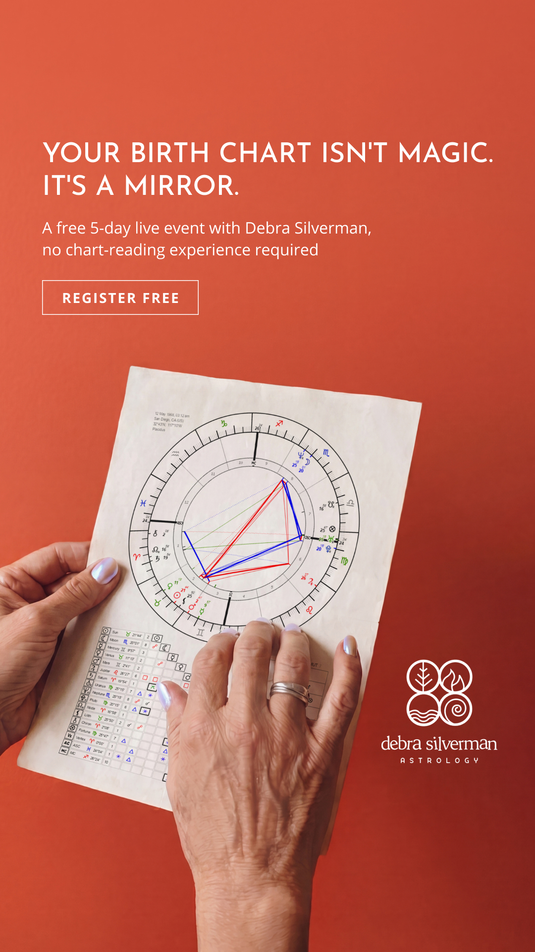 Debra Silverman Astrology Facebook ad from Jul 23, 2026