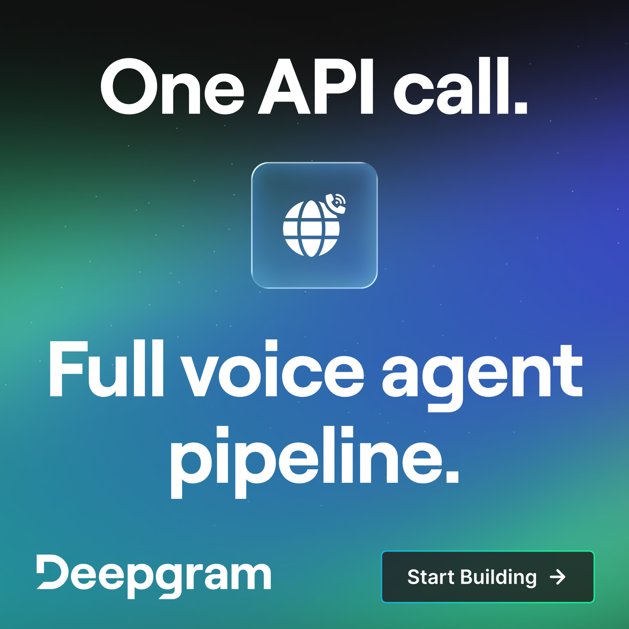 Deepgram Facebook ad