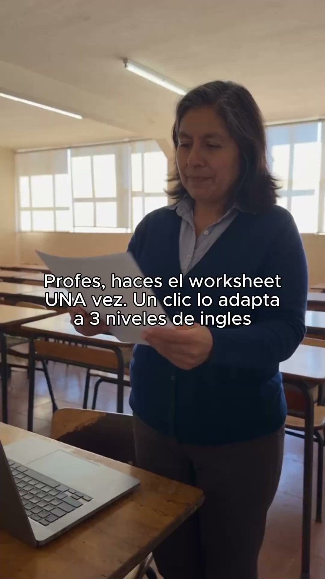 Chalkie AI Facebook ad: Da vida a tus ideas, adaptadas a cada aula
