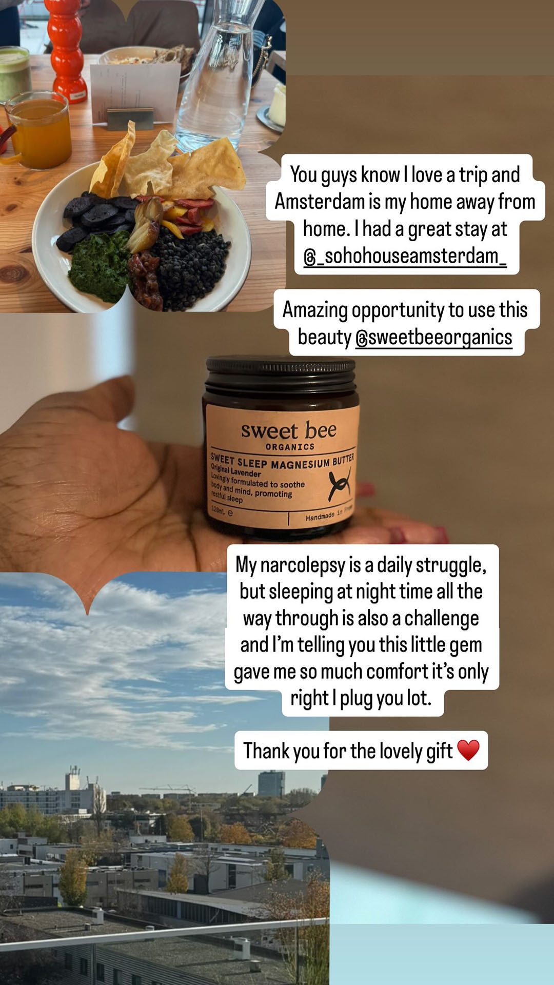 Sweet Bee Organics Facebook ad