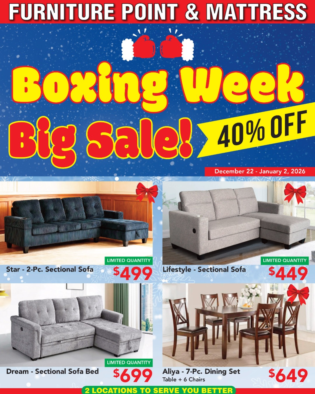 Furniture Point Facebook ad