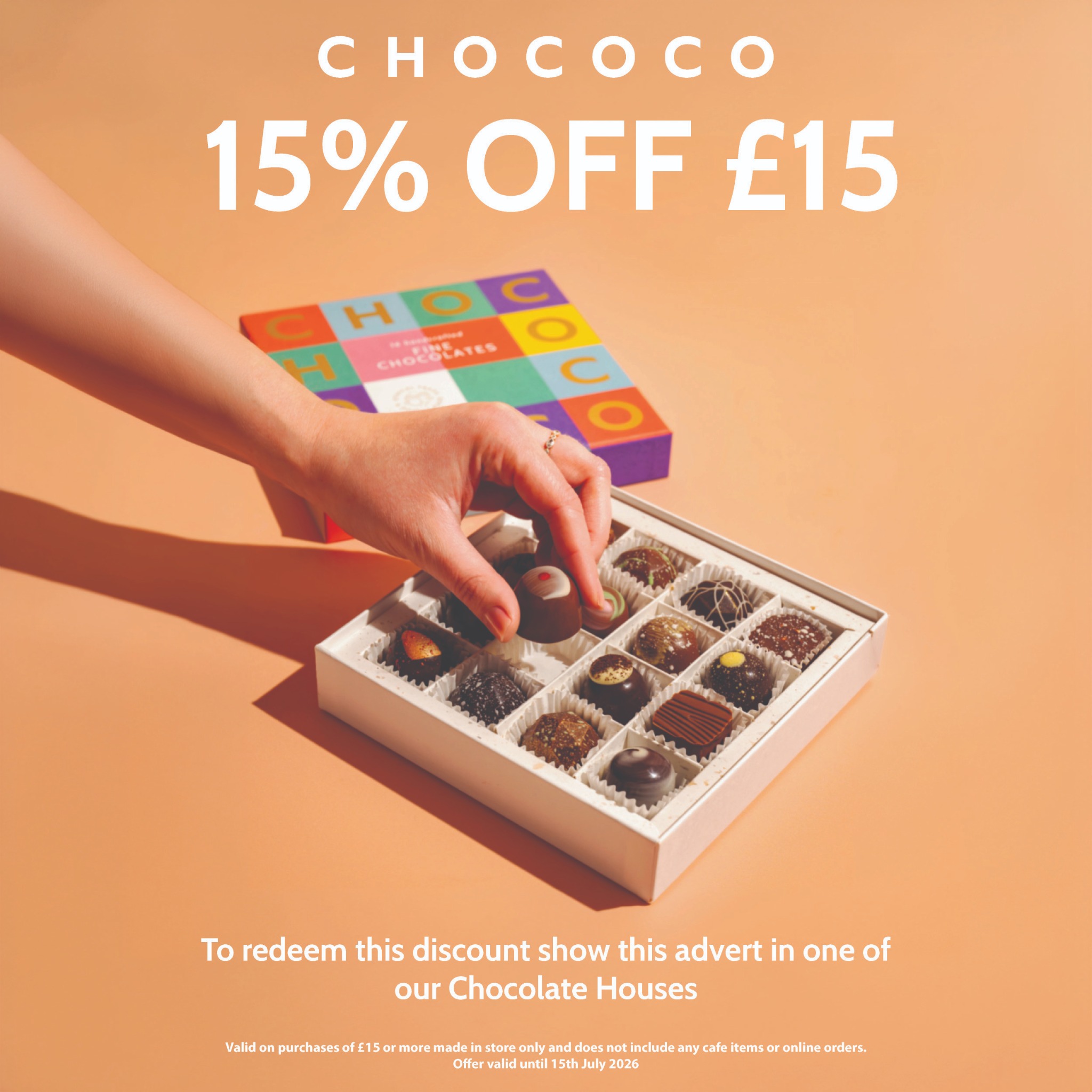 Chococo Chocolates Facebook ad