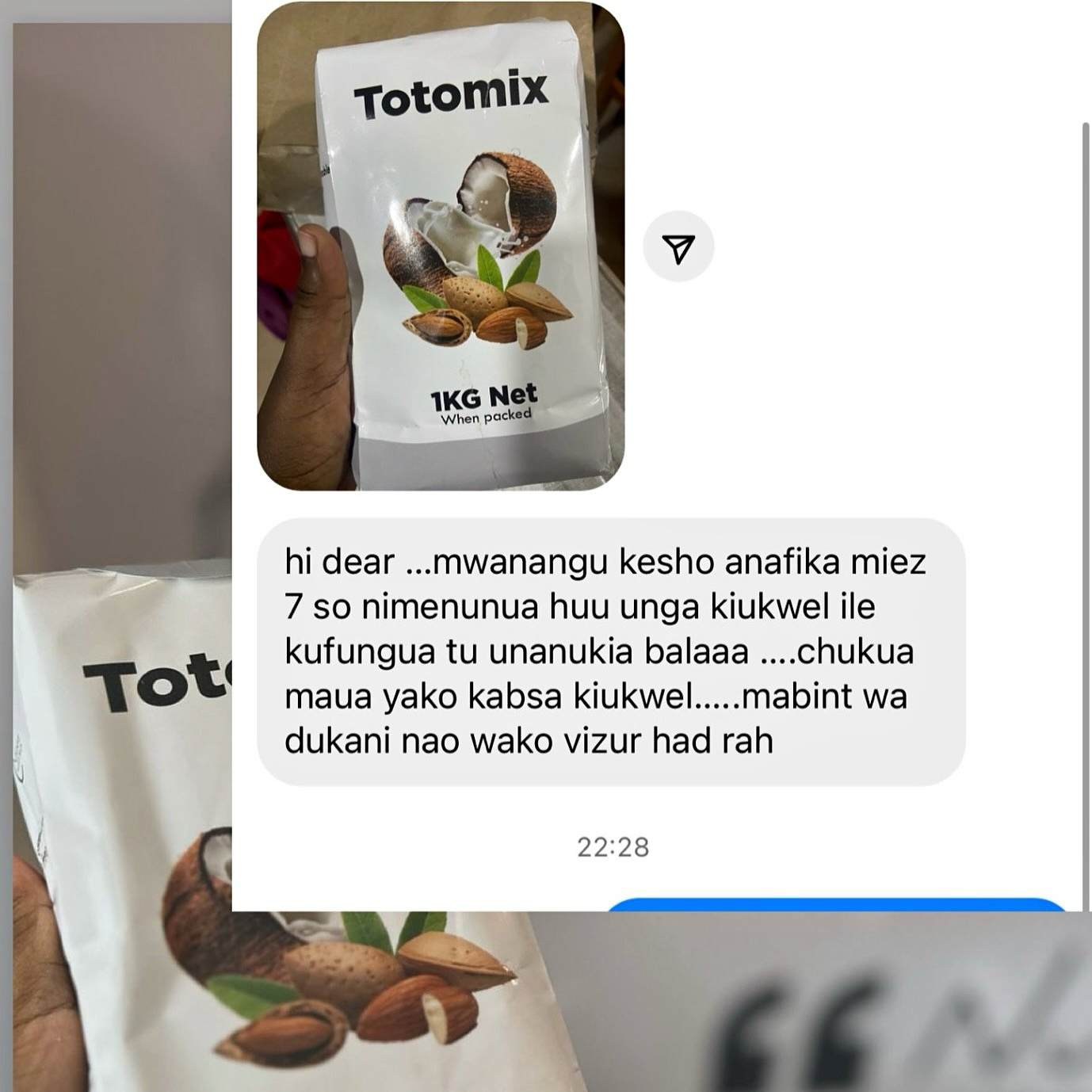 lishe_kwa_mtoto_na_afya Facebook ad: Chat on Messenger