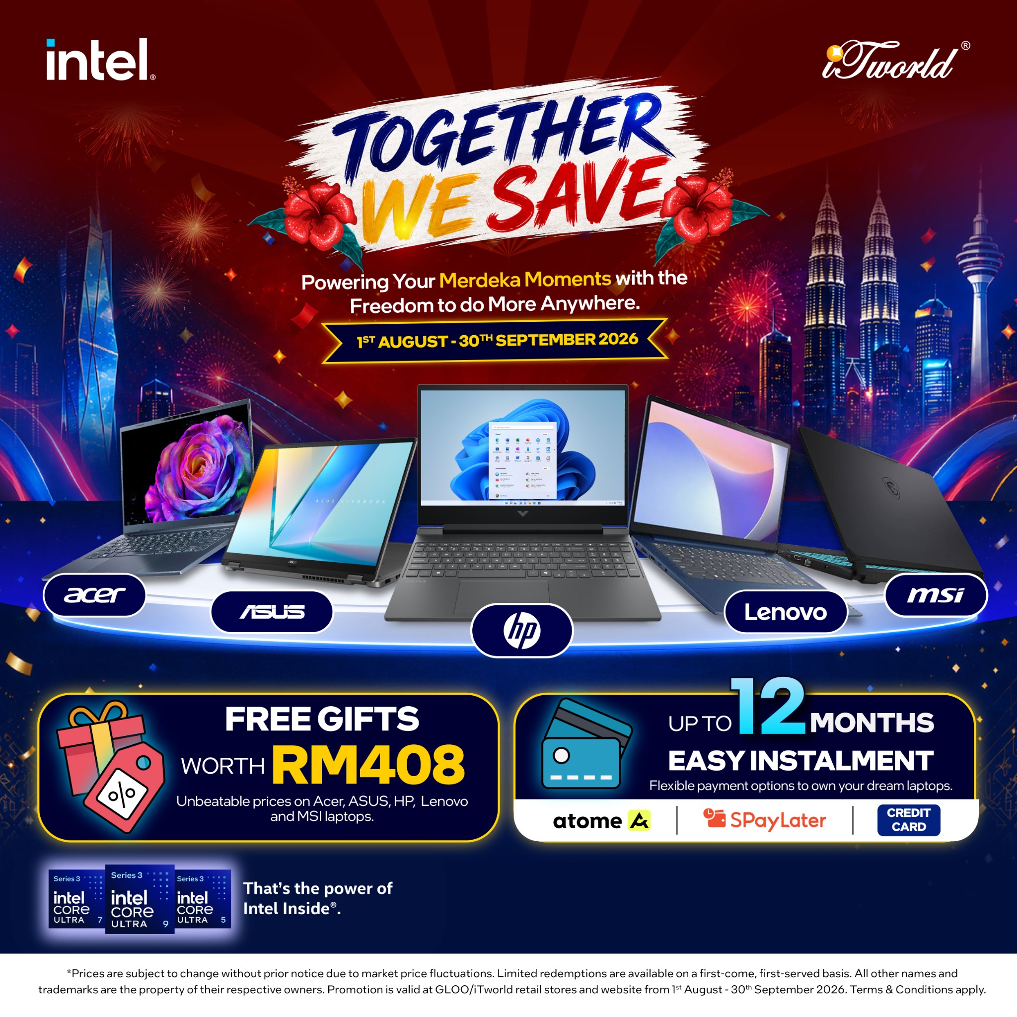 iTworld Facebook ad: Thinking of getting a new laptop?