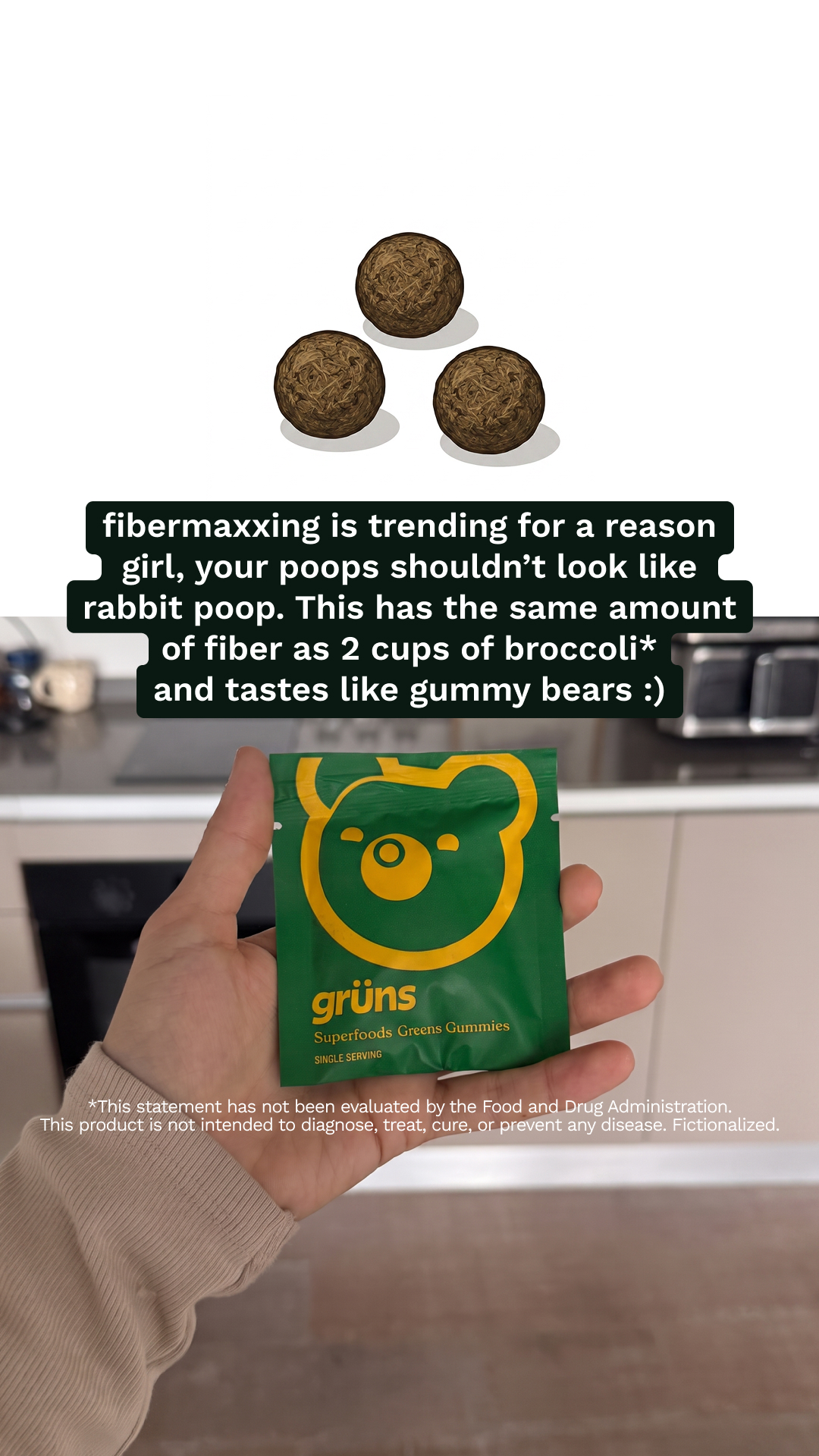 Grüns Facebook ad