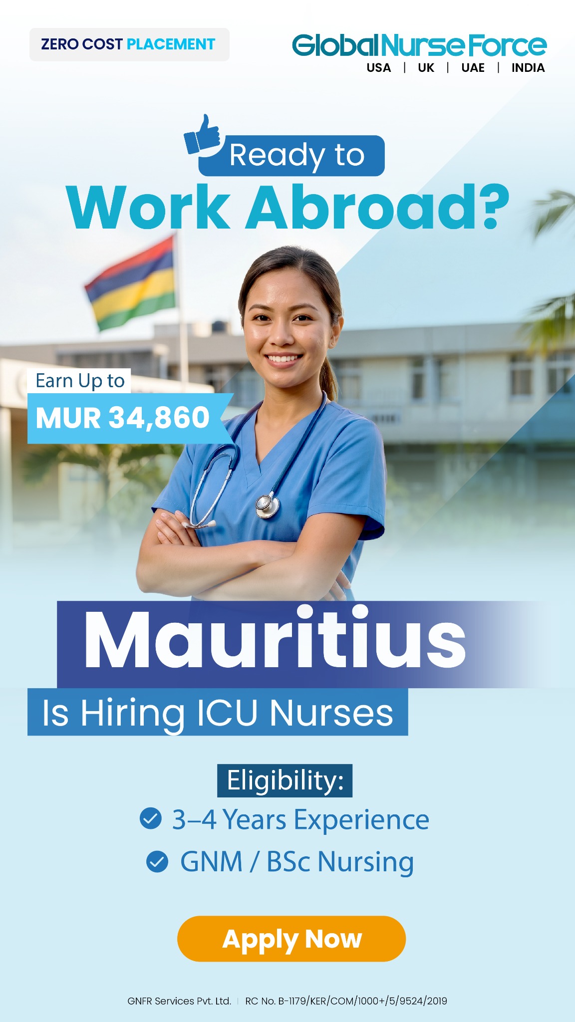 Global Nurse Force Facebook ad from May 27, 2026