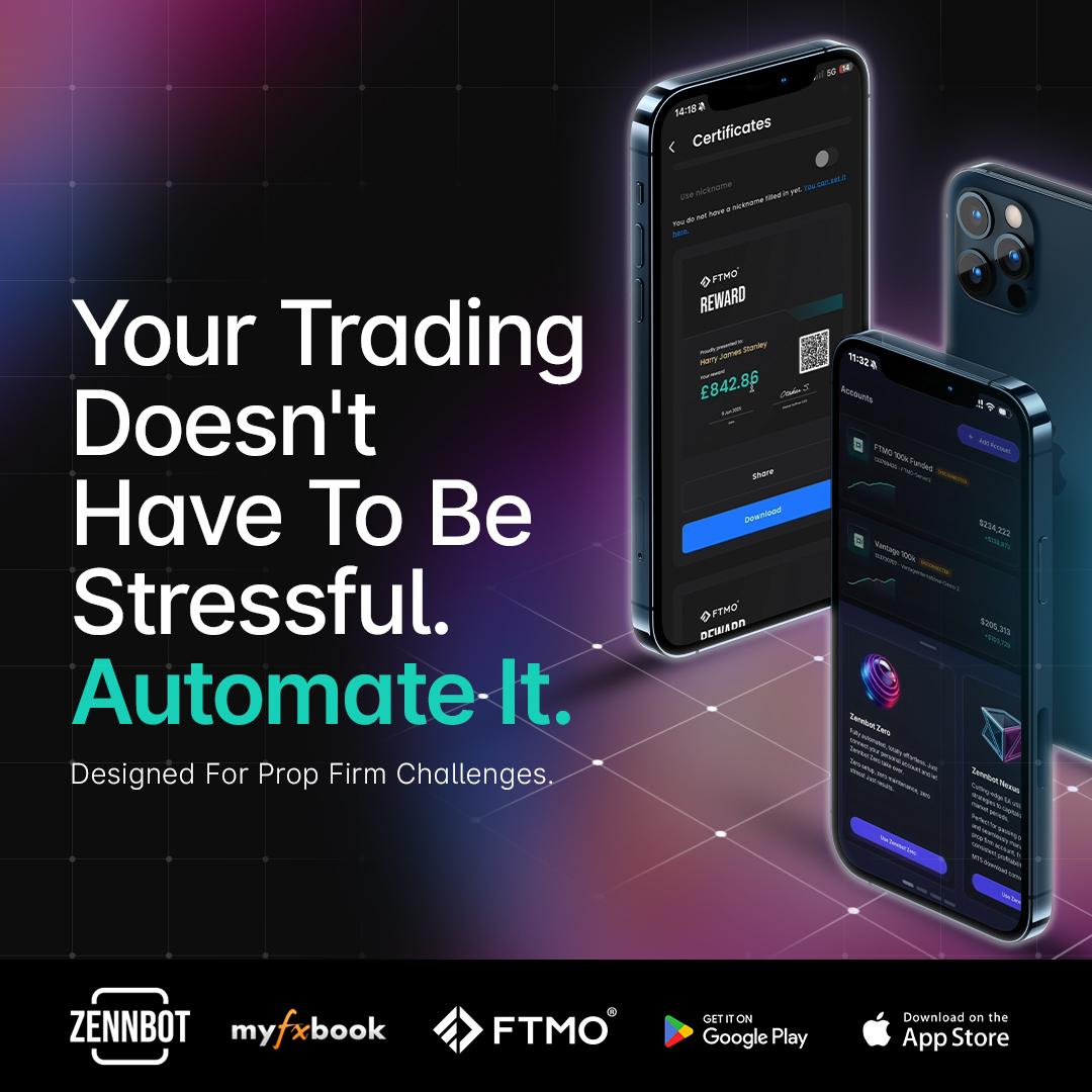 Zennbot.UK Facebook ad: The First Trading App Built Around Proven Automated Systems.