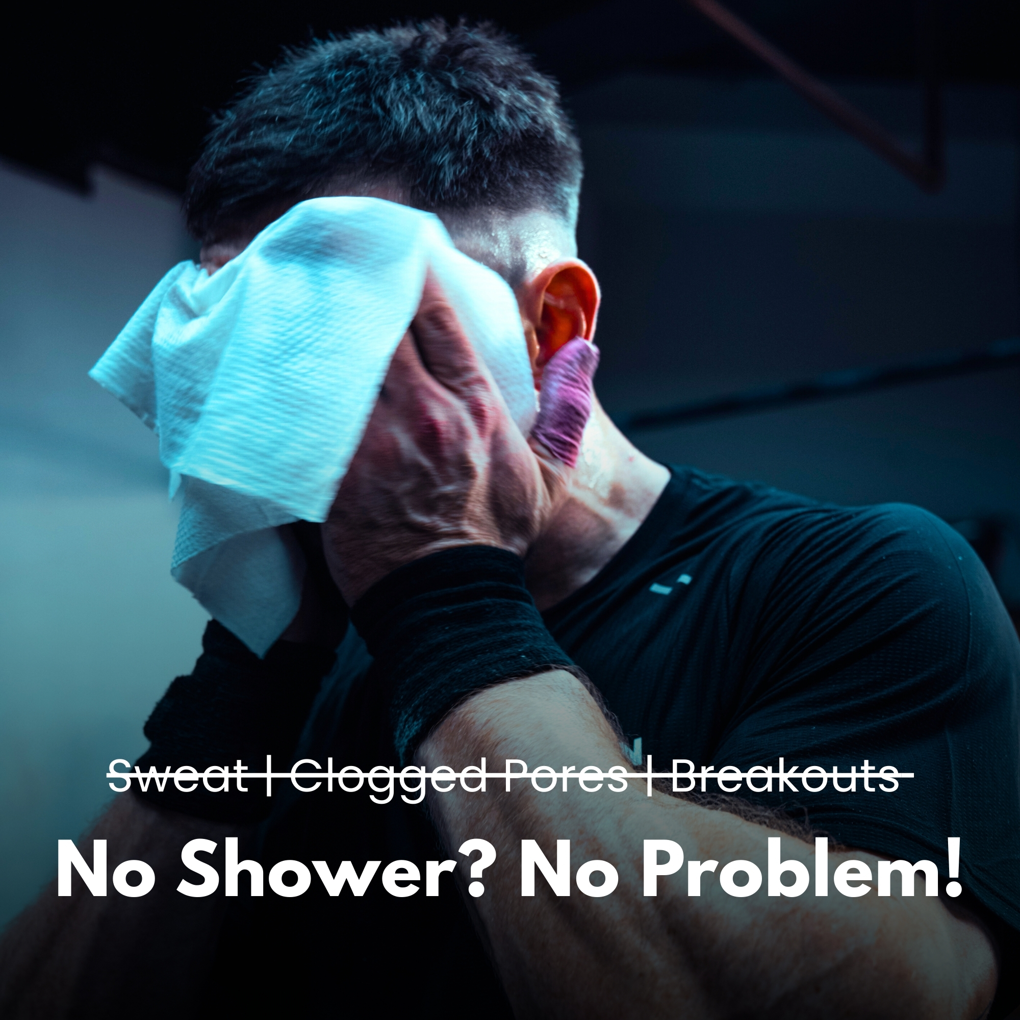 Gymskin Products Facebook ad: Sweat-Proof Your Workouts!