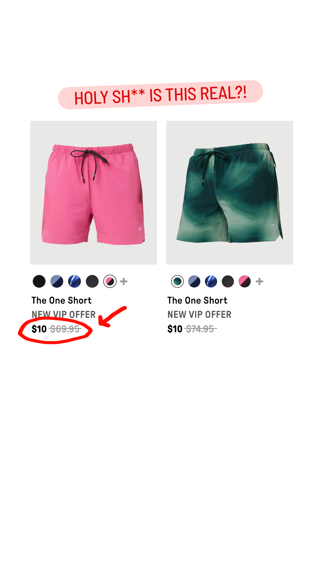 Fabletics Men Facebook ad