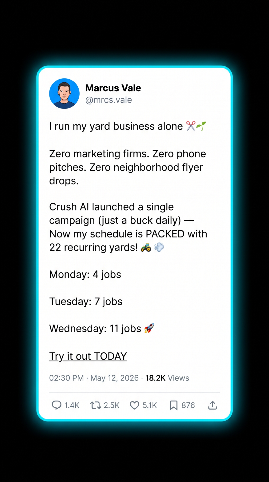 Mike Johnson - AI Marketing Facebook ad