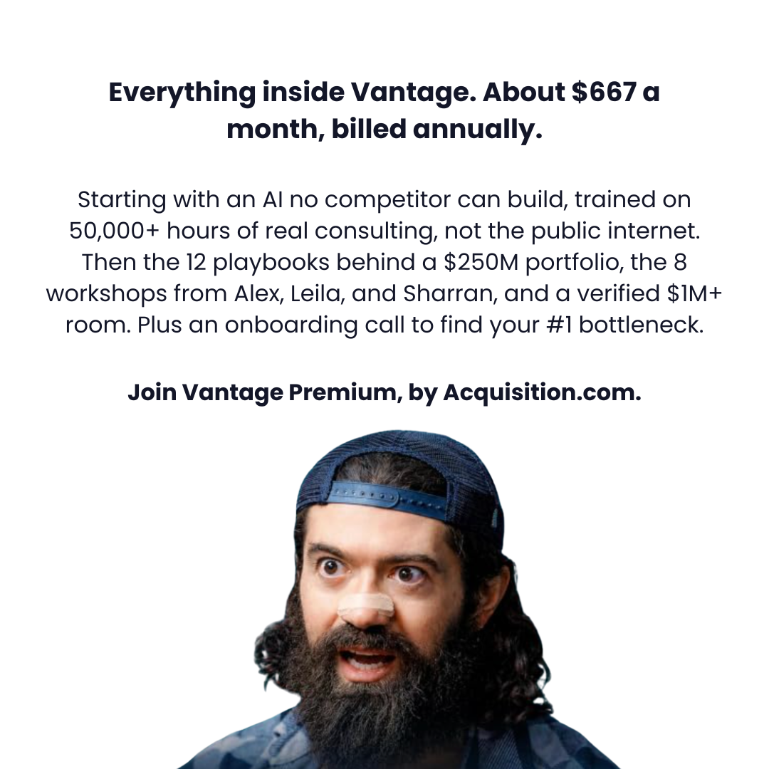 Alex Hormozi Facebook ad