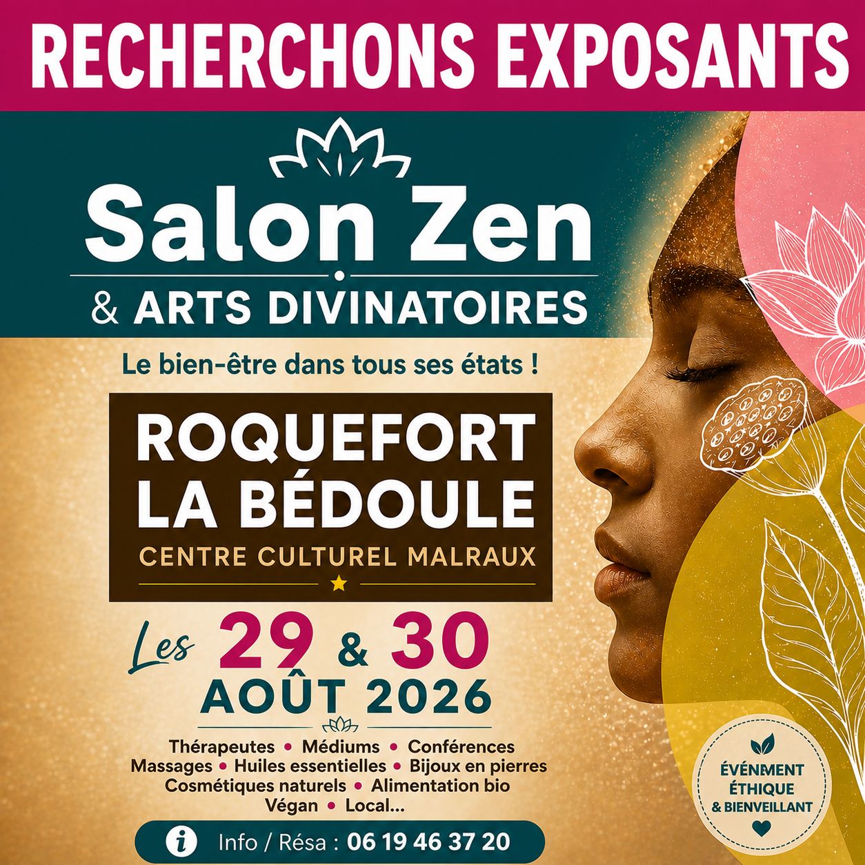 PKM Évènements PKM Events - bien-être & arts divinatoires Facebook ad