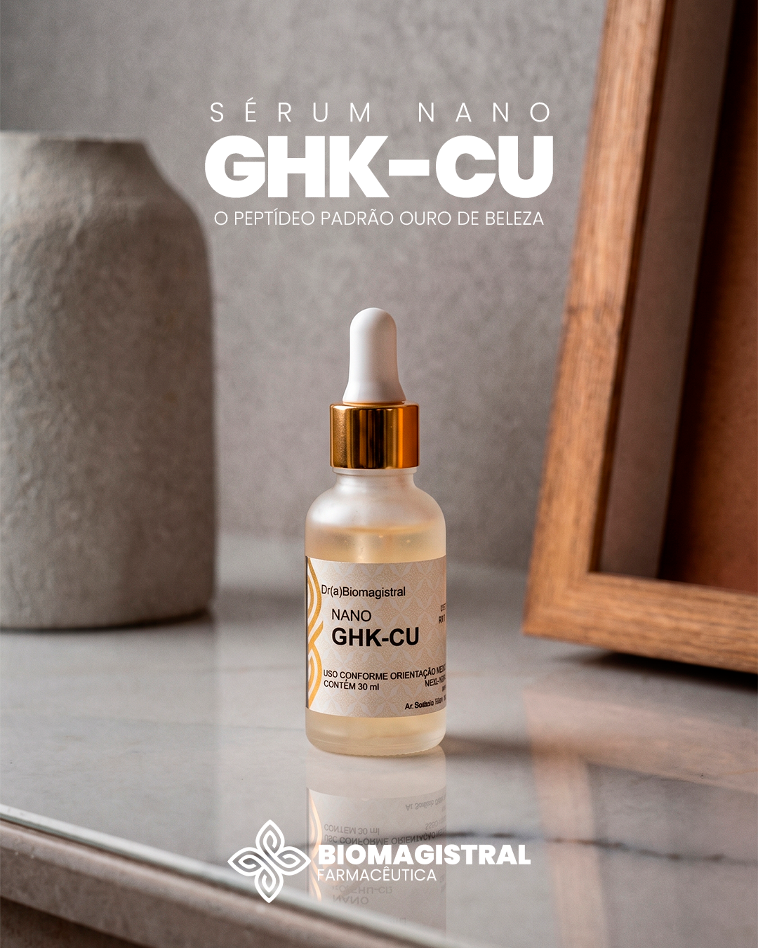 Biomagistral Maringá Facebook ad: Tecnologia avançada para o cuidado da pele: Nano GHK-Cu