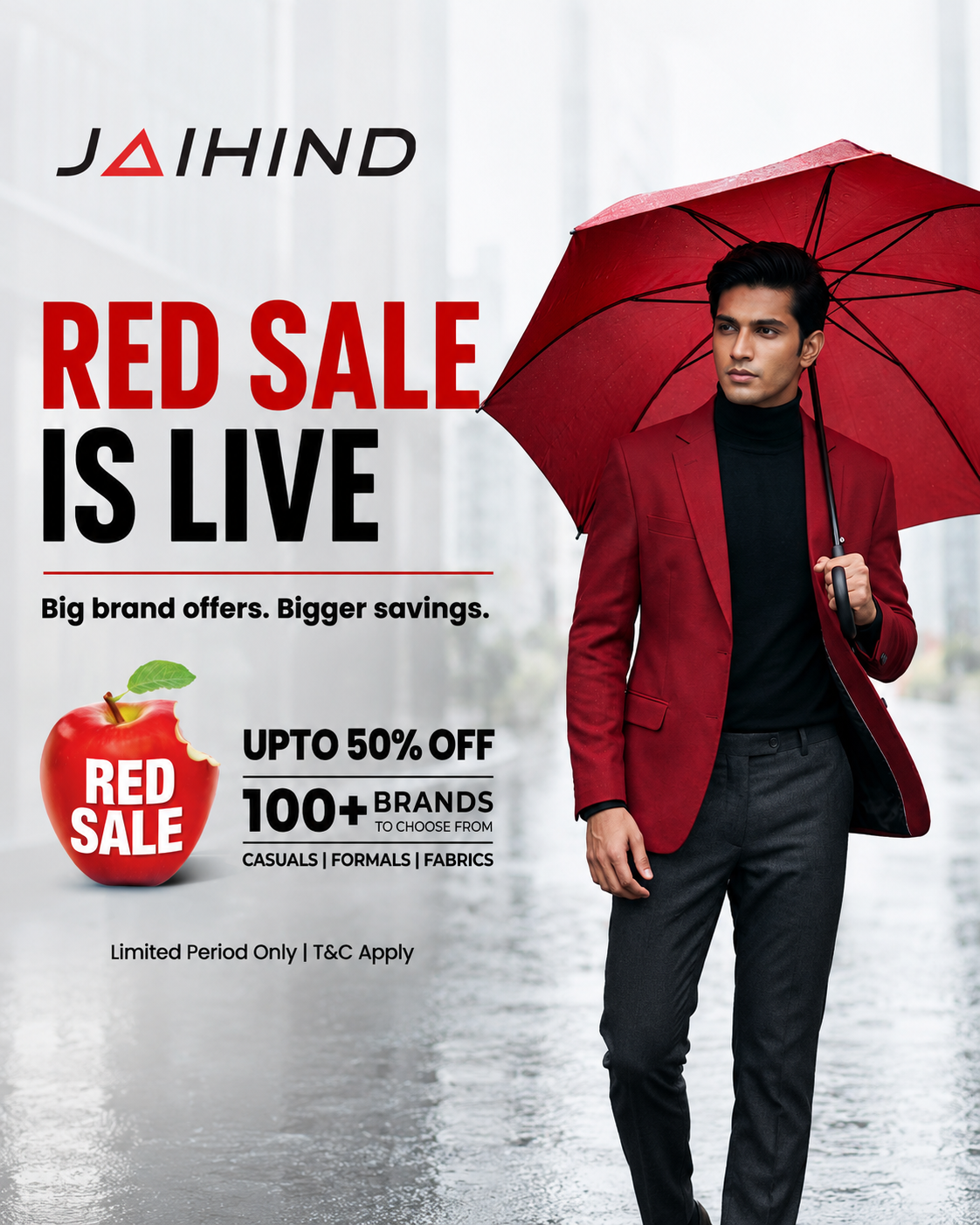 Jaihind Facebook ad: Big brands. Bigger savings.