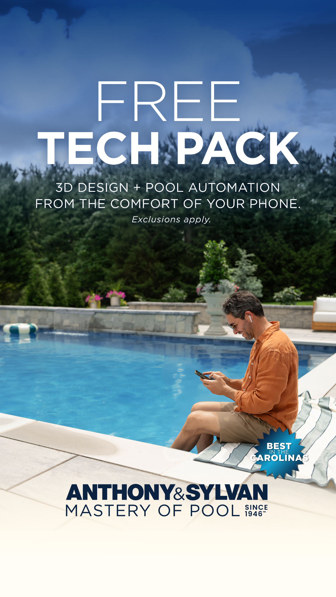 Anthony & Sylvan Pools Facebook ad