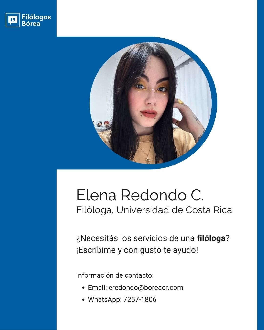 Filólogos Costa Rica Facebook ad