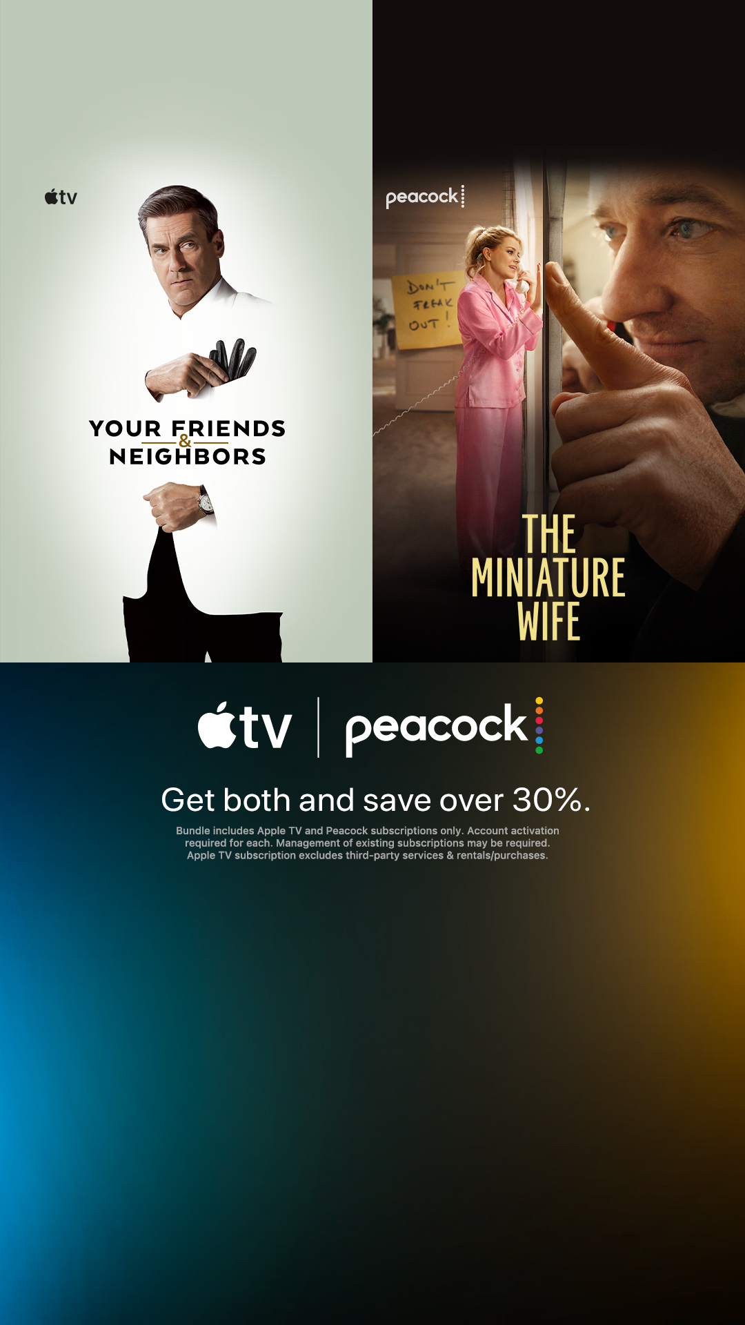 Peacock TV Facebook ad