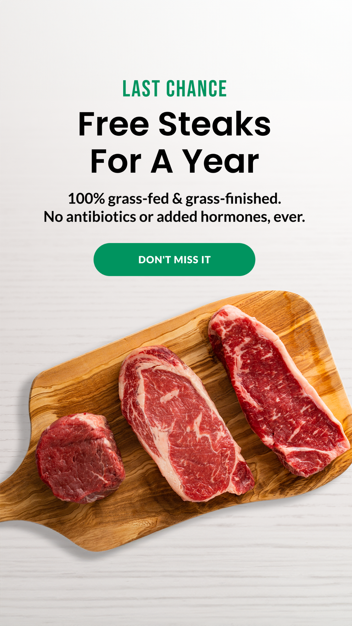 ButcherBox Facebook ad