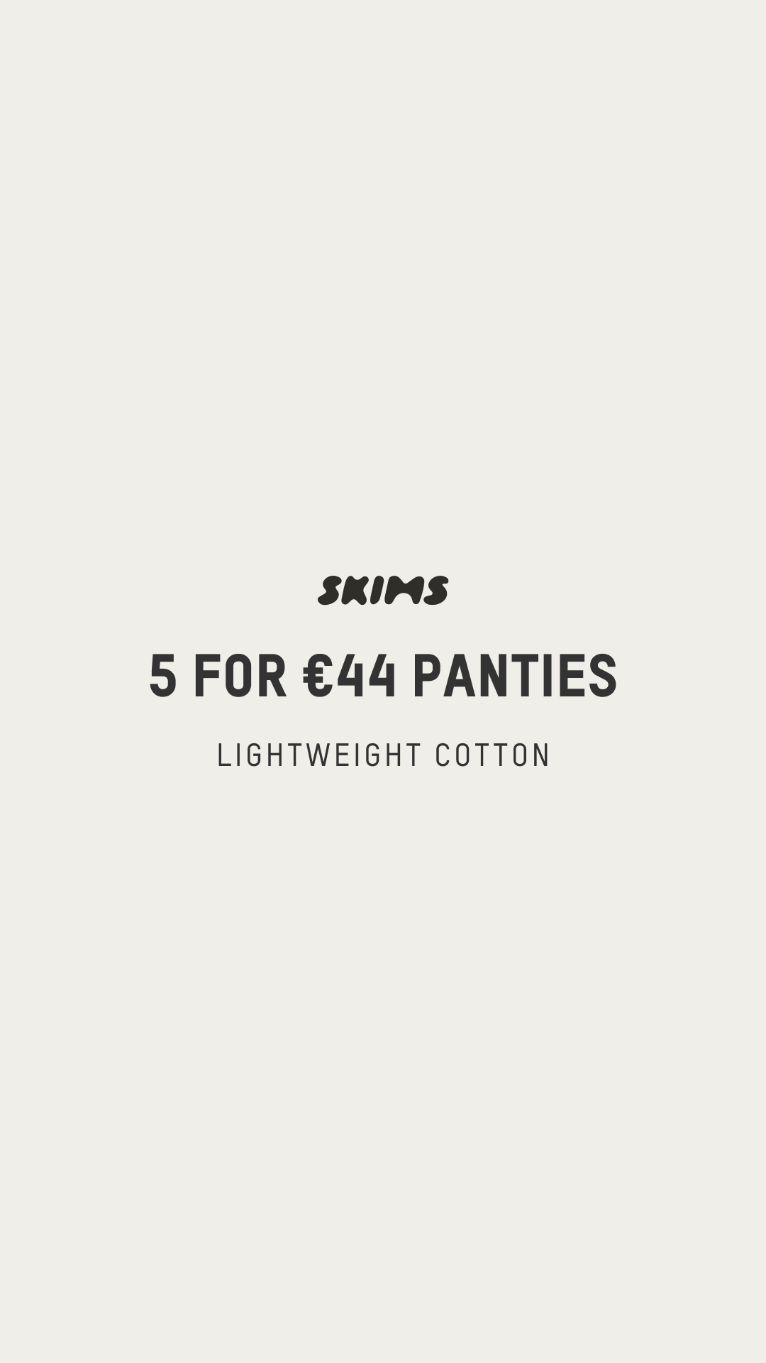 SKIMS Facebook ad
